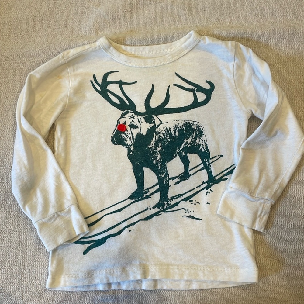 Crewcuts reindeer tee